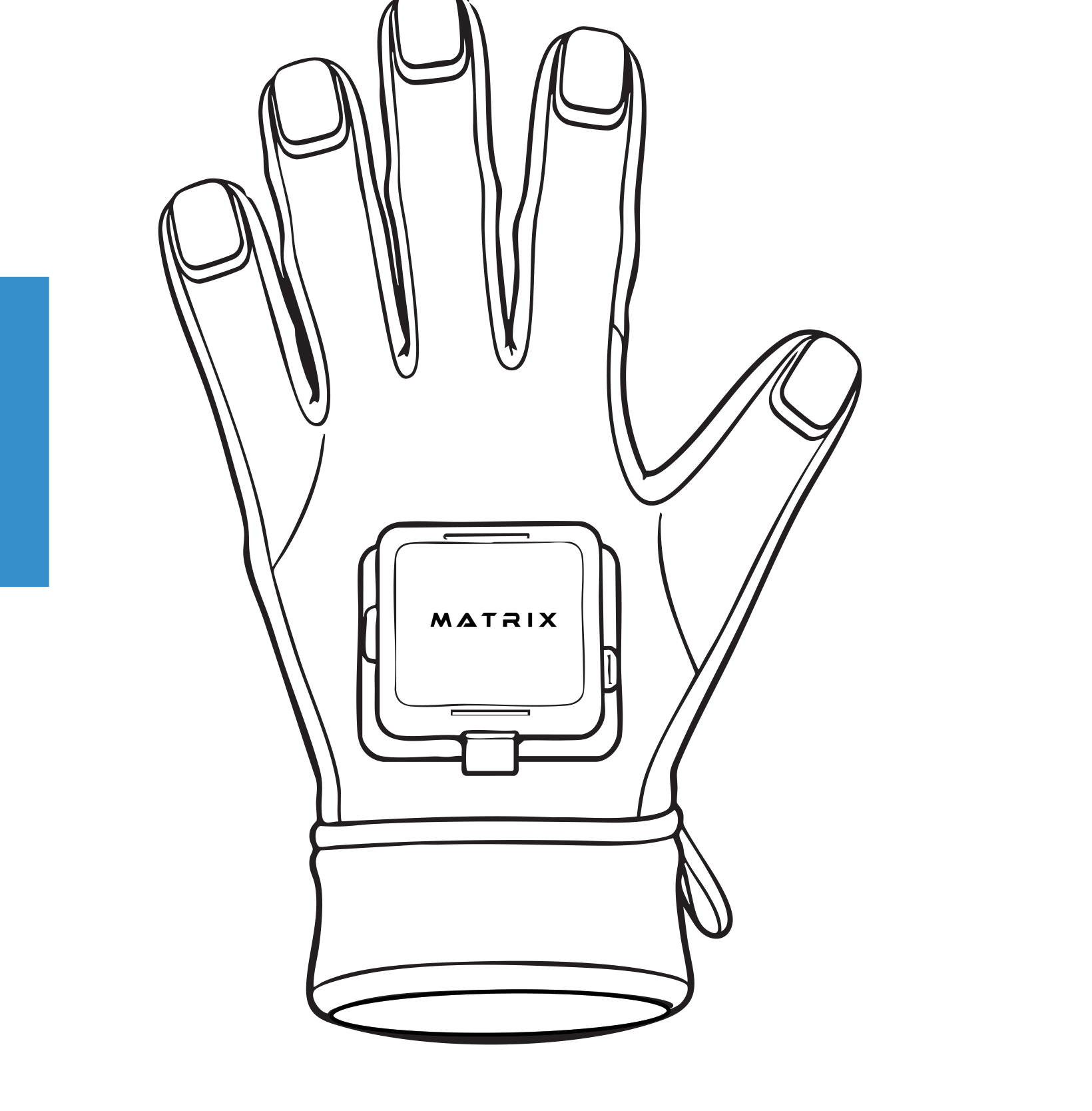 C-Film S1 + EMF glove with MATRIX module — line drawing